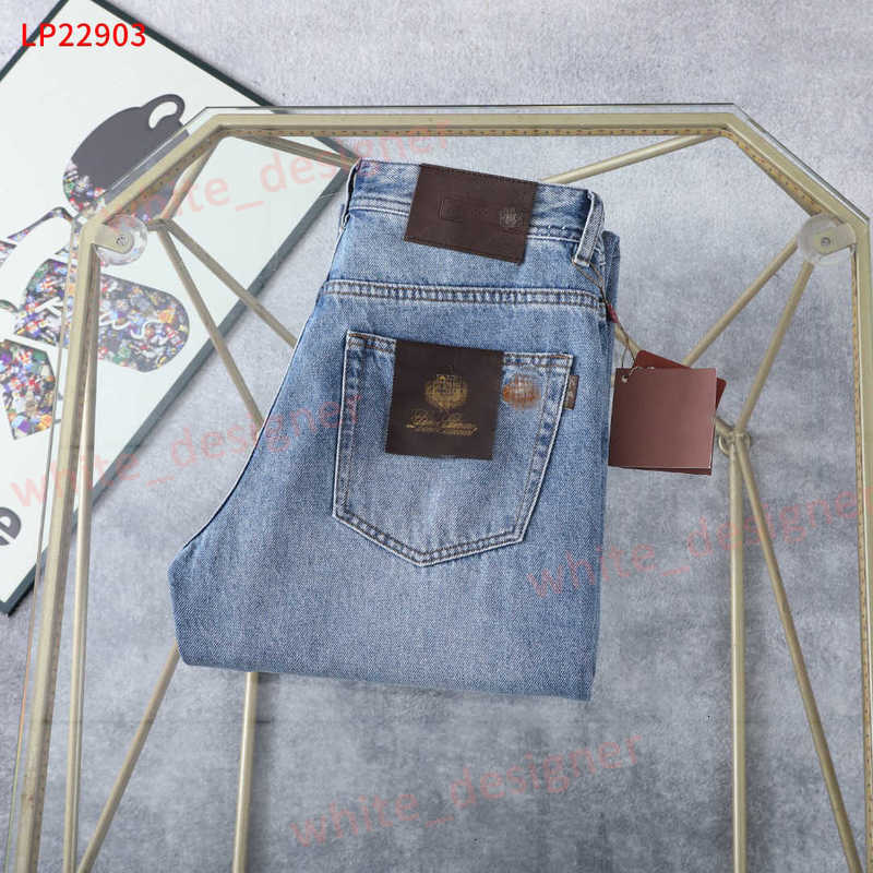 Designers jeans Mens Jeans Designer new vintage highend jeans mens fashion brand autumn stretch men slim straight pants high quality Asian size 30-42