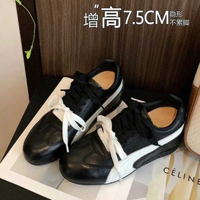 Fion Inside Heightening Wens Board Shoes 2025 New Autumn Platform Casual Sneakers Y251105