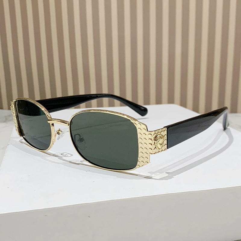 Designer Sunglasses For Men Women Oval Sunglasses Fashion Classic Polarized Sunglasses Luxury Goggle Pilot Alloy Frame UV400 Eyewear KP0089