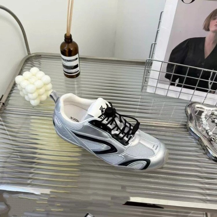 Thick-soled inner increase in German training shoes women's retro versatile mesh breathable sports leisure Forrest Gump shoes 2025