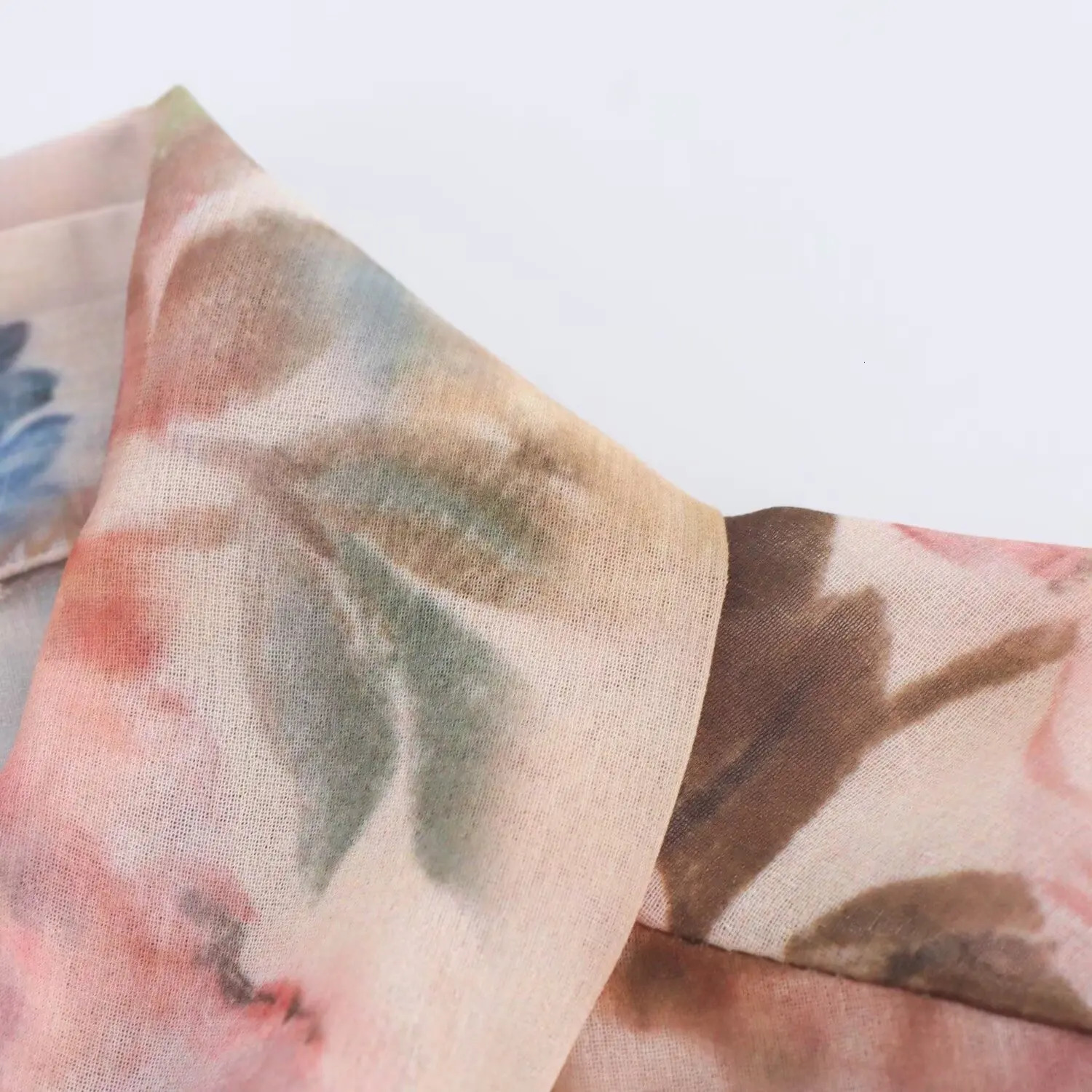 autumn womens clothing European and American style bow decoration floral print loose casual shirt 250402