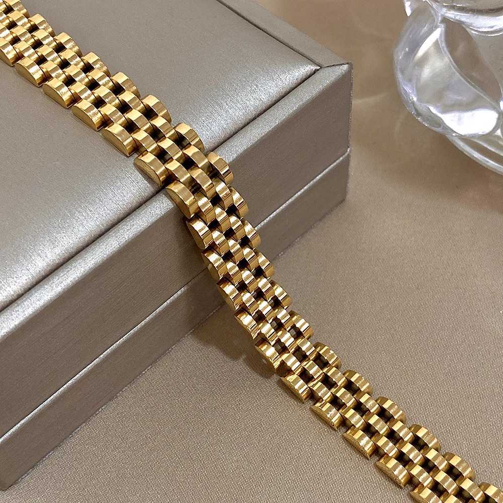 Greatera Five-layer 10mm Beaded Mens Bracelet Two Tone Classic Stainless Steel Band Series Watch Chain Bangle Jewelry For WomenXJ251105