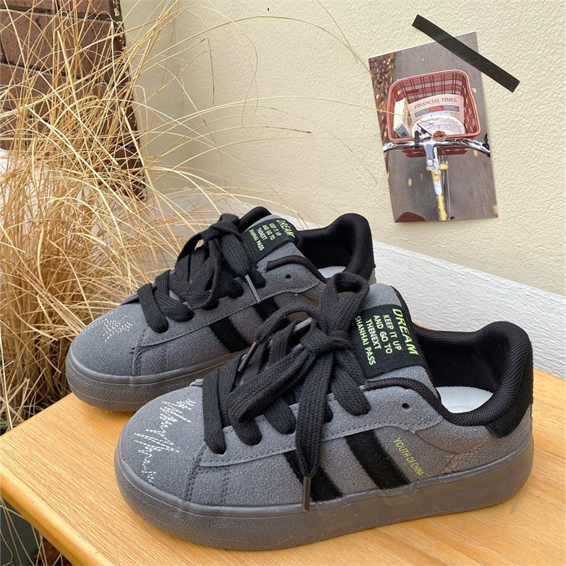 Designer casual free shipping 2025 new round toe thick sole height increasing board outdoor sports shoes for womens