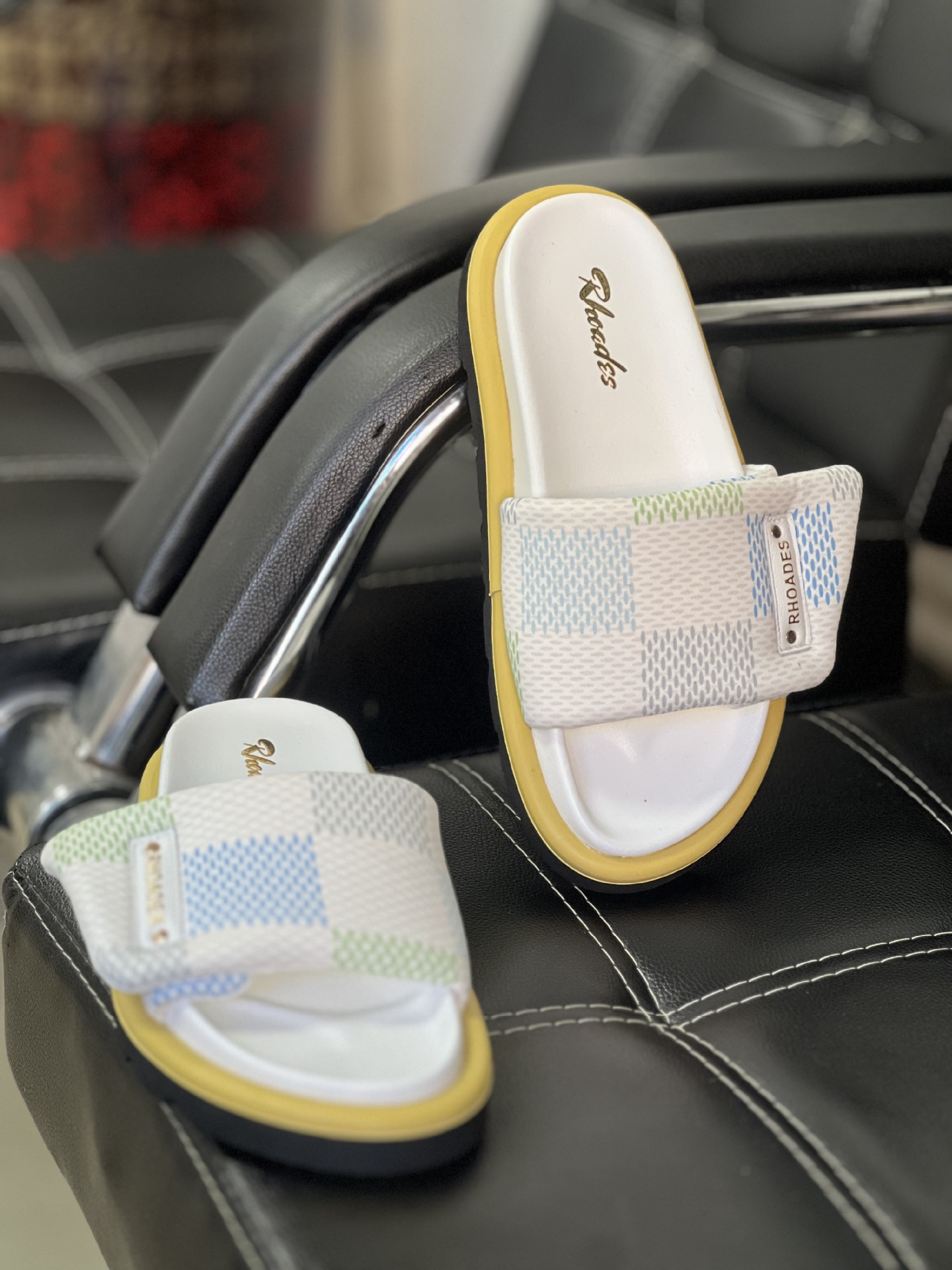 new Rodis platform sandals adjustable flat shoes flip-flops beach genuine leather women's shoes