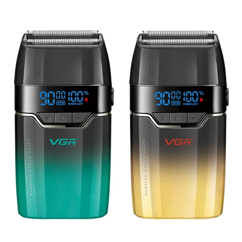 VGR Professional Hair Beard Electric Shaver For Men Barber Rechargeable Electric Razor balds head Shaving Machine 251103
