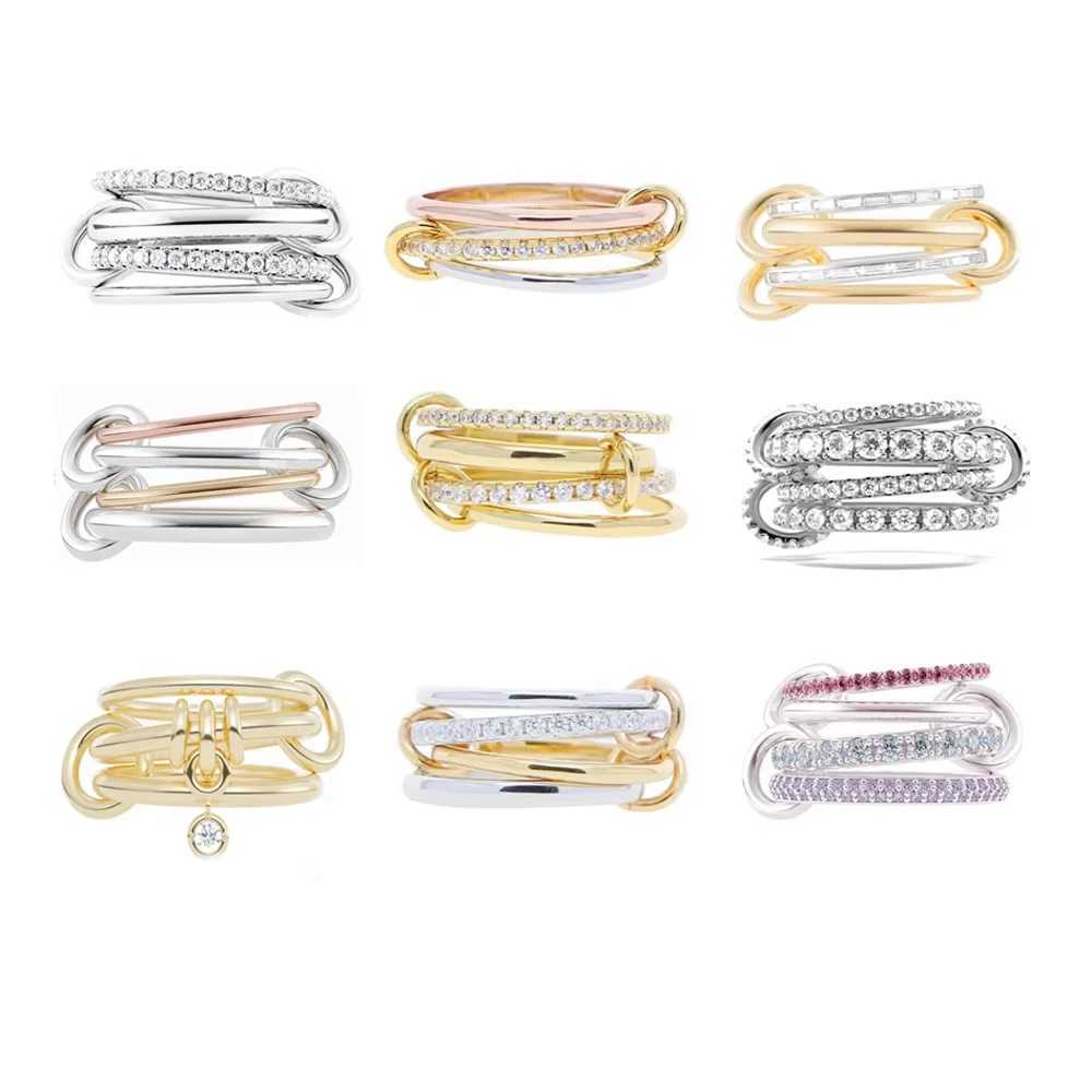 2025 New Stacking Engagement Band Rings For Women Plain Micro Paved 5A CZ Mix Color Multi Pieces Stack Full Finger Jewelry Z250407