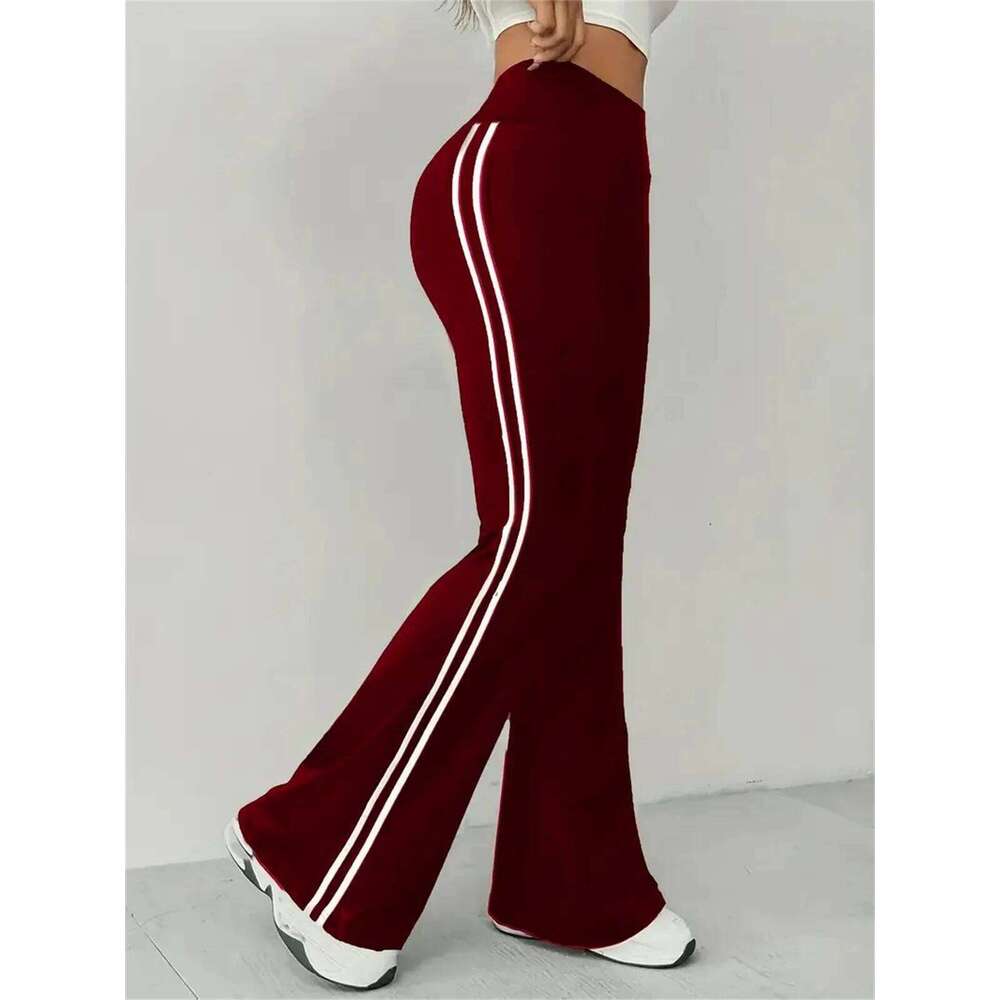Women's Slim Casual Flare Pants Hight Waist Fashin Micro Pull Trousers 2025 Spring Summen Female Outfit Pant Street Chic Clothes