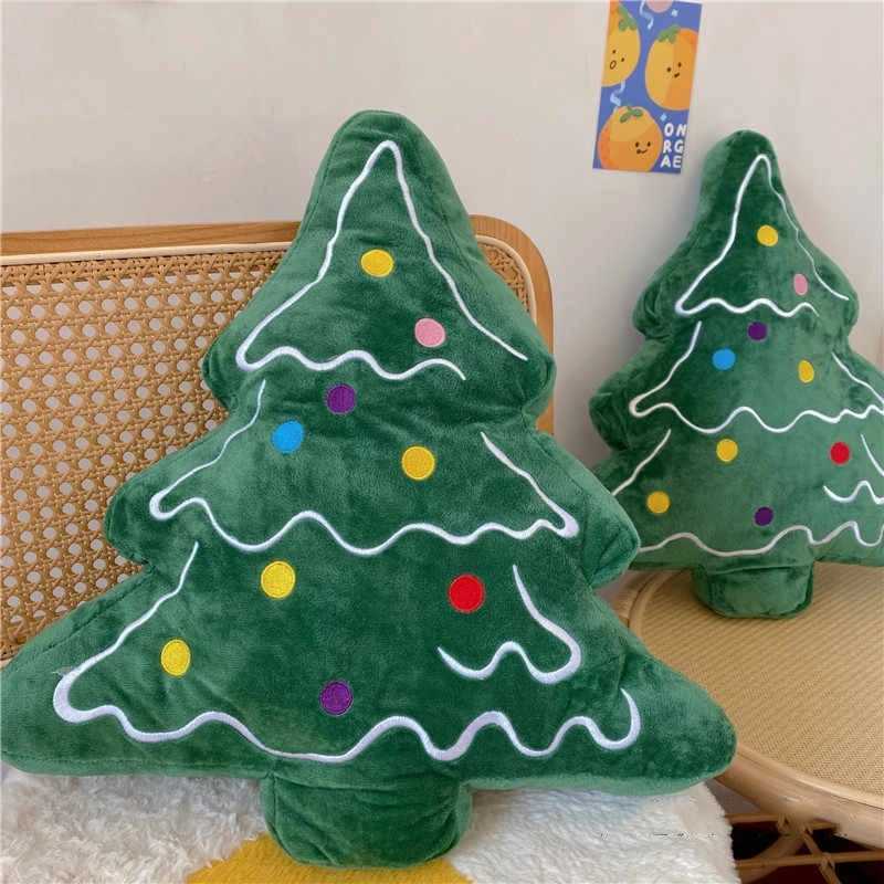 Cute Gingerbread Man Elk Santa Claus Doll Chirstmas Gifts Soft Sofa Cushion Pillow Christmas Xmas Ornament Home Decor Navidad Y251105