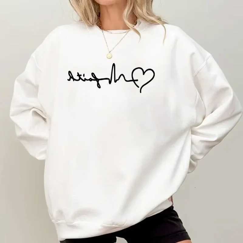 Autumn Winter Sports Womens Sweatshirts Casual Quality Hot Sales Pullover Fashion Comfort Printing O-Neck Tops Jogging OutdoorsT251105