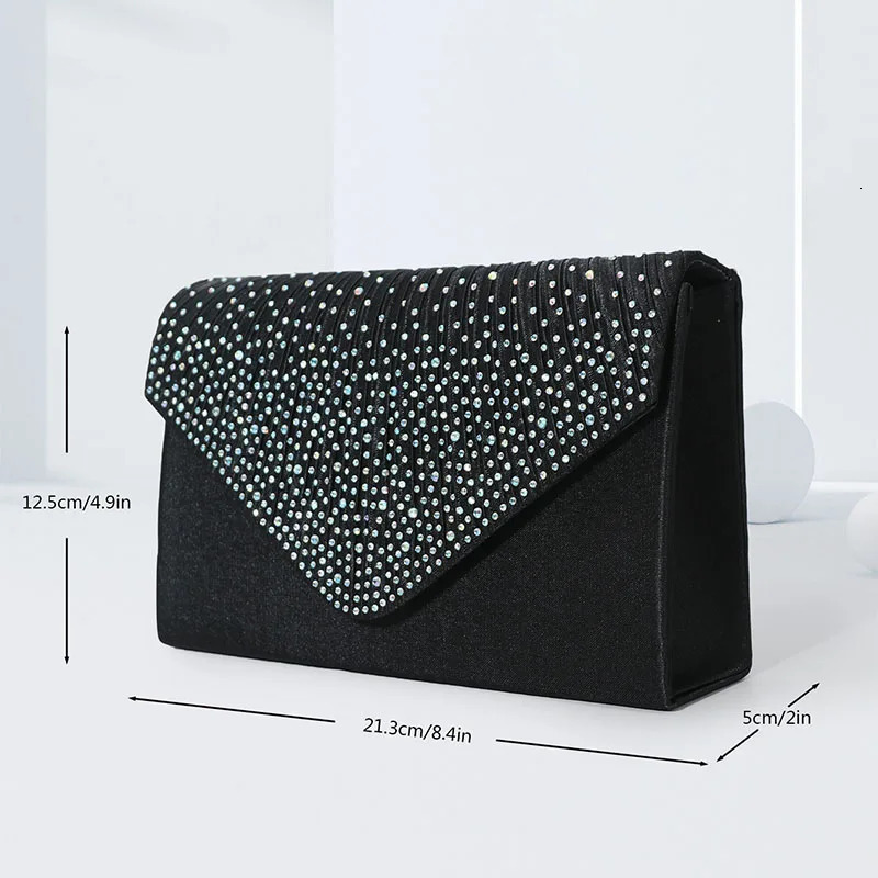 14 color womens wedding clutch handbag shoulder bag envelope clutch wallet womens diamond evening party ball bag 250402