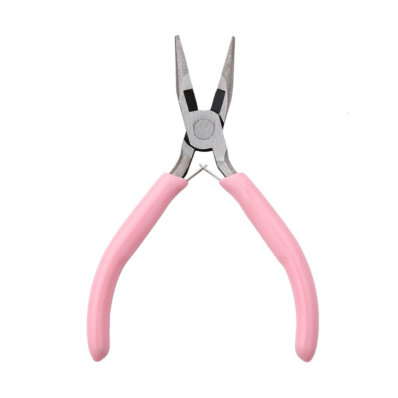 Handmade DIY pliers, pink pointed nose pliers, jewelry pliers, multifunctional round nose pliers, mini jewelry winding and bead tools
