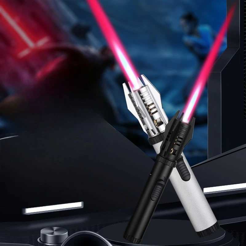 2026 New Scepter Planet Lightsaber Spray Gun Straight At Windproof Iatable Cigar Lighter Outdoor Barbecue Igniter Wholes Y251104