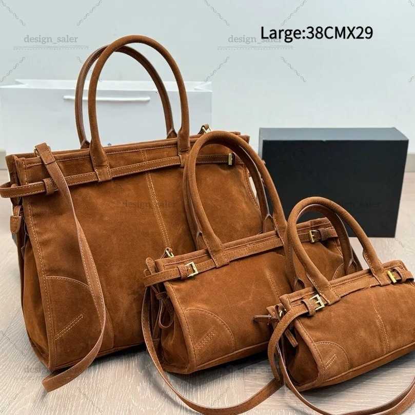 2025 New Tote Bags Designer Shoulder Bags Women Suede Brown Handbag Soft Luxury Leather Underarmbag Casual MenLarge Capacity Tote Bag Crossbody Bags Shopping Bags