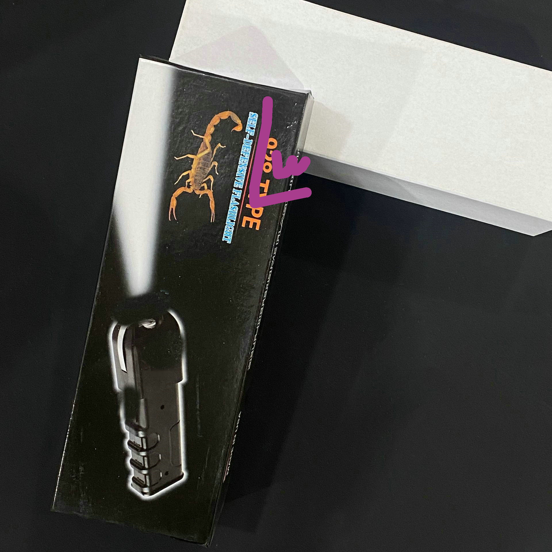 The new flashlight is a rechargeable, small and portable, super bright and powerful light for home and outdoor use