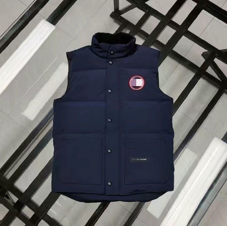 Men's Designer Vest Jacket Classic Warm Sleeveless Winter Waterproof Zipper Coat Autumn Stand-up Collar Casual Waistcoat Brand Clothing