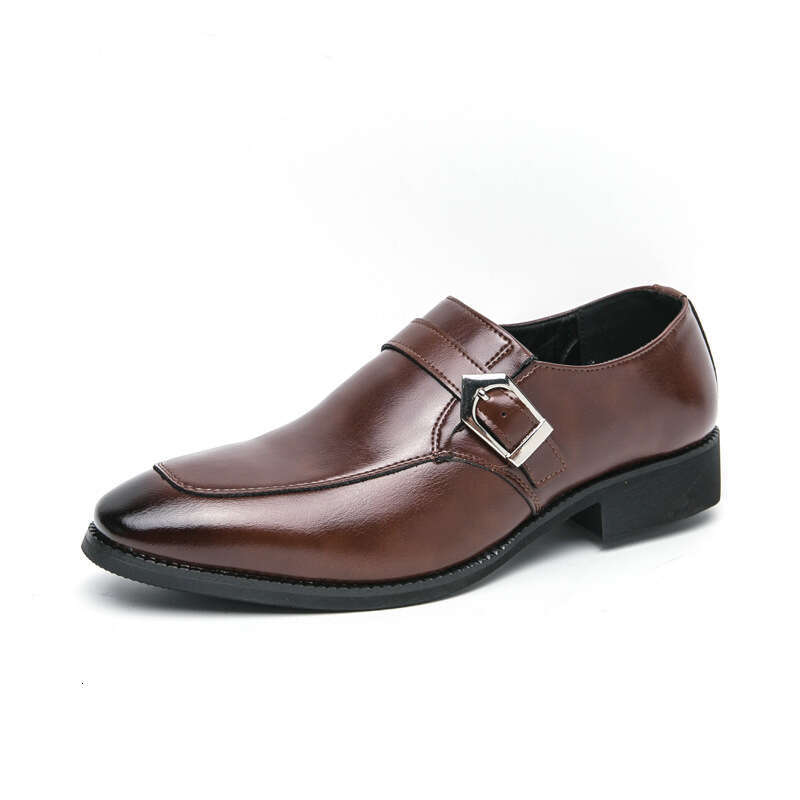 Large one foot Le Fu 2024 Spring and Autumn new men's British style Korean version wedding groom shoes