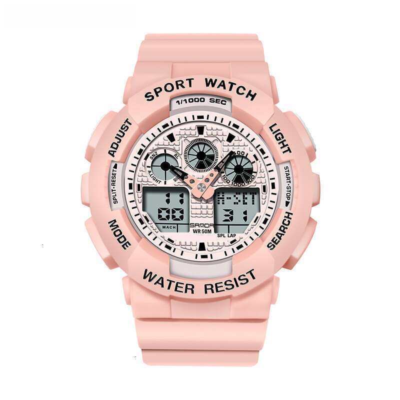 DHwatches SANDA Special Sale TJ Dual Display Men and Women Student Waterproof Electronic Watch