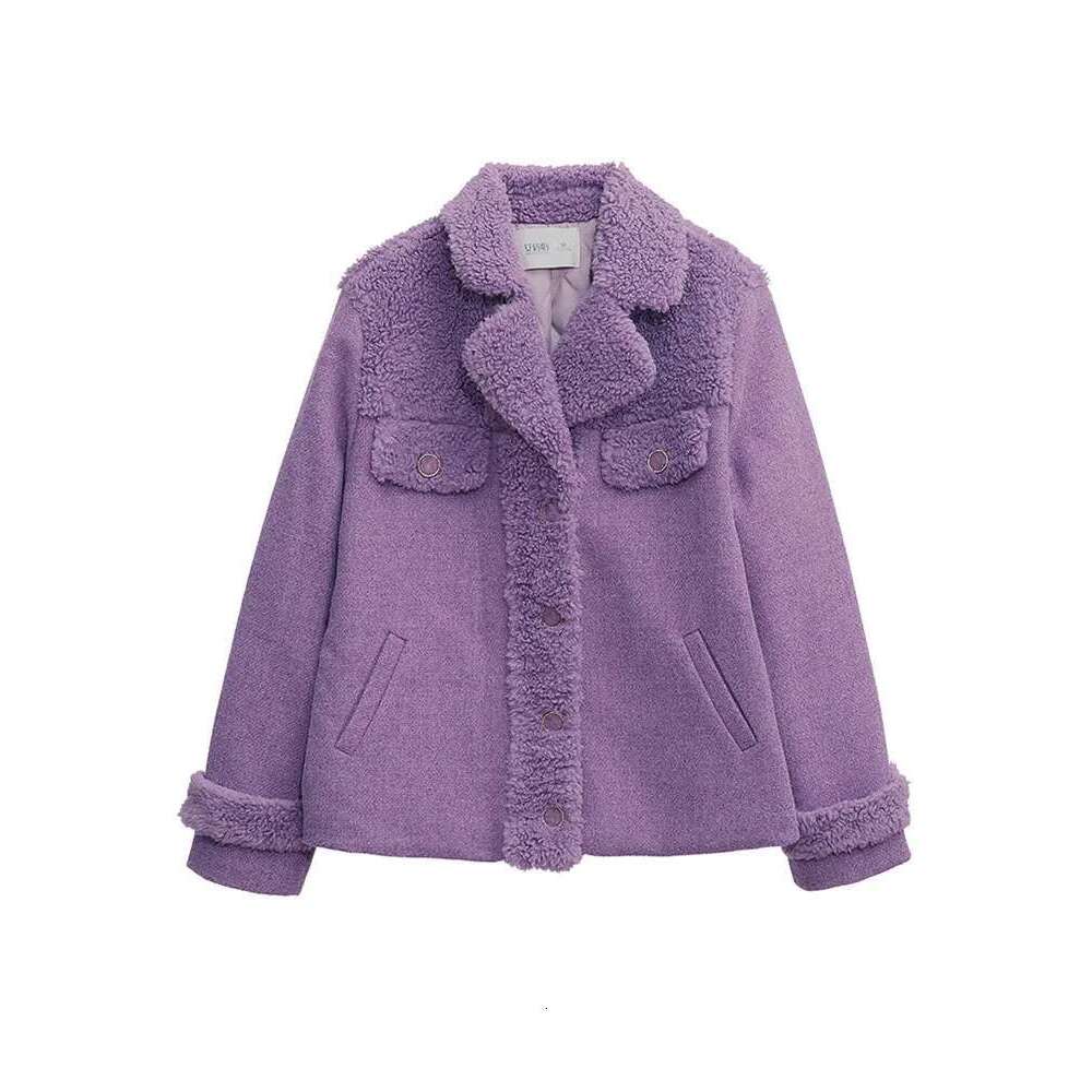 Winter Coat For Women Warm New Outwears Autumn Short Quilted Jackets Gentle Solid Lambswool Parkas