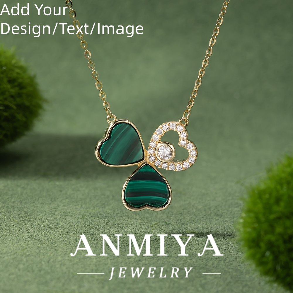 Custom Discover the Magic of Malachite: 925 Sterling Silver Jewelry, Exquisite Necklace Design