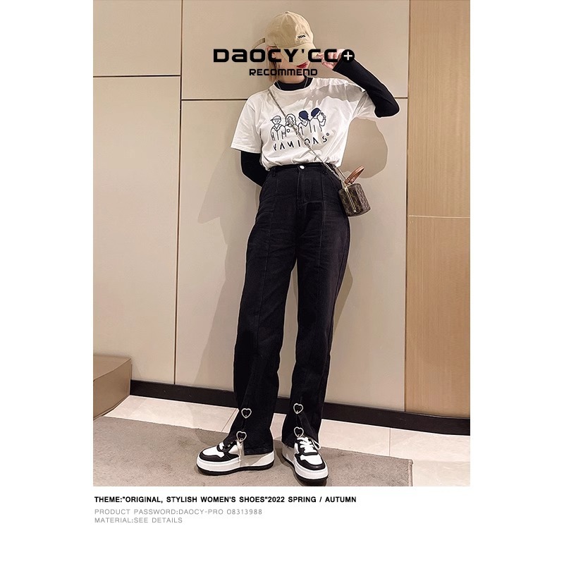 Panda board shoes women's spring 2025 new ins Internet celebrity student casual versatile platform white shoes