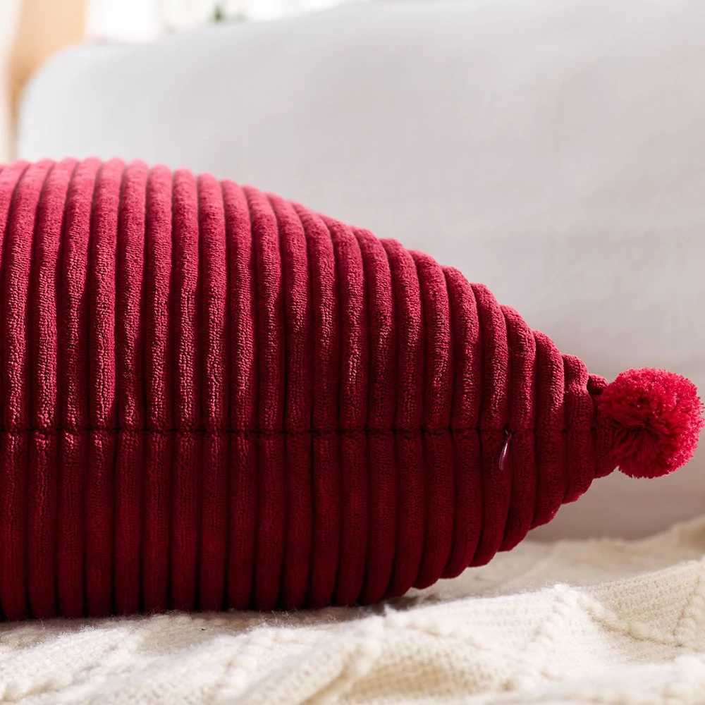 45x45cm New Christmas Red Throw Pillowcase Cojines Sequined Elk Plush Festival Decoration Sofa Pillow Cushion Covers Decor Home Y251105