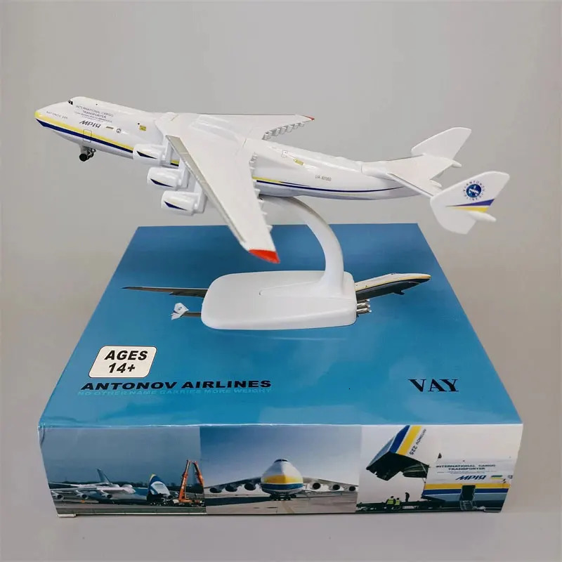 20CM Diecast Metal Alloy Antonov An-225 Mriya Airplane Model 1/400 Scale Replica Model Toy For Collection 251104