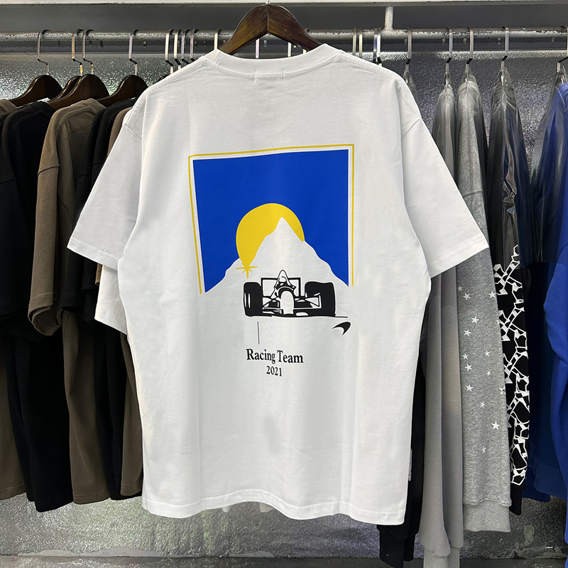 22ss Team Classic Print Vintage Tee Skateboard Men t shirt Spring Summer Short Sleeve Streetwear Cotton Tshirt