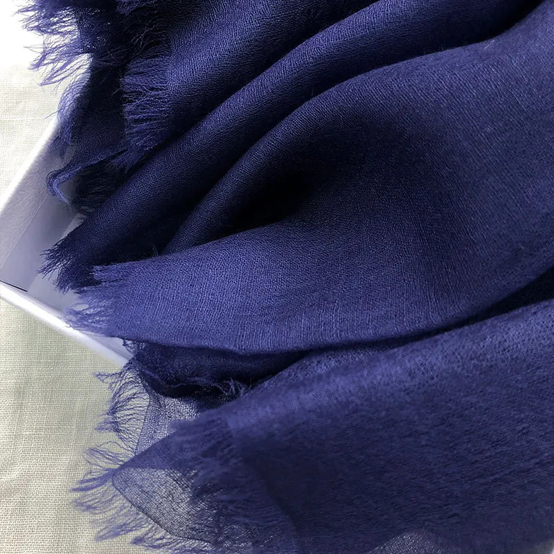100% Cashmere Scarf Women Fashion Soft Warm Large Long thin solid summer pashmina autumn winter big size shawl 250403