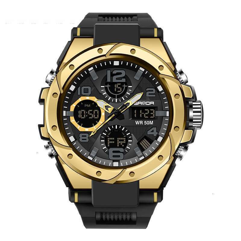 DHwatches Sanda Multi-Function Dual Display Electronic Watch Outdoor Sports Luminous OEM