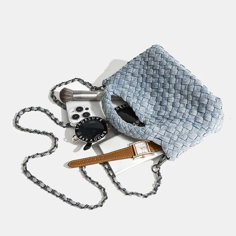 Discover Handmade Denim Woven Bags In 3 Colors - Your Perfect Blend Of Durability And Fashion High-Quality Tote Bag