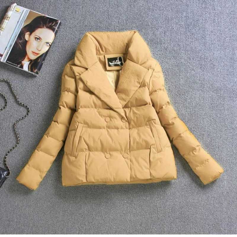Winter Women Jacket Coat Cotton Clothing Short New Slim Ladies Warm Parka Black Sutdent Clothes Winter Jacket Women CoatT251105