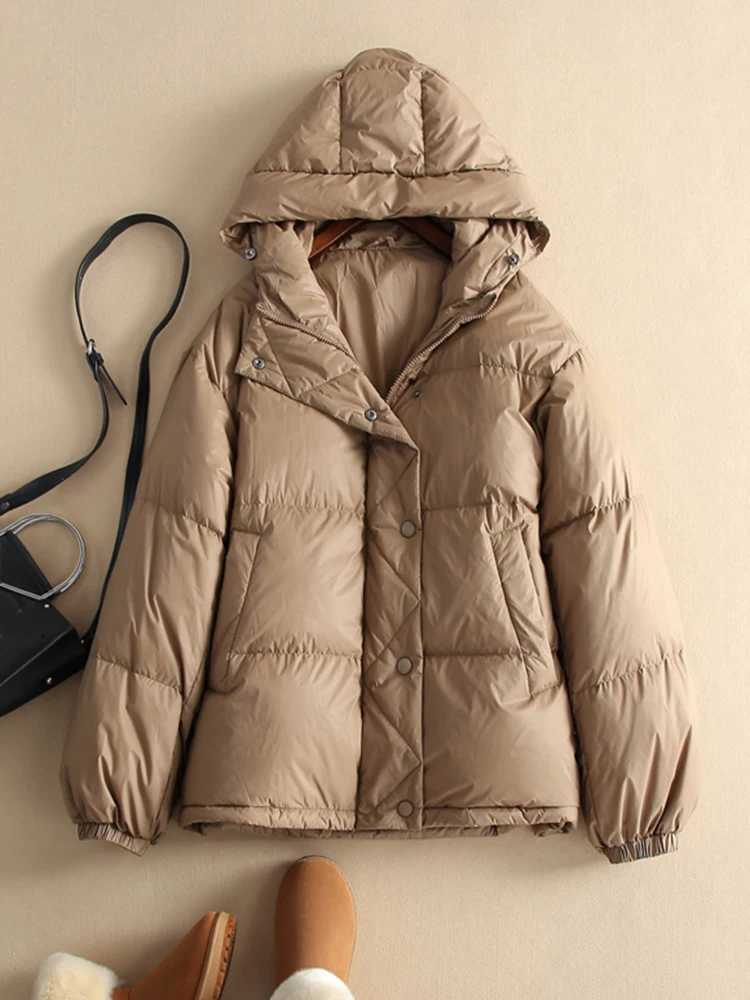 SEDUTMO Winter Duck Down Coat Women Quilted Oversize Fashion Warm Jackets Pocket Autumn Casual Black Parkas ED1940T251105