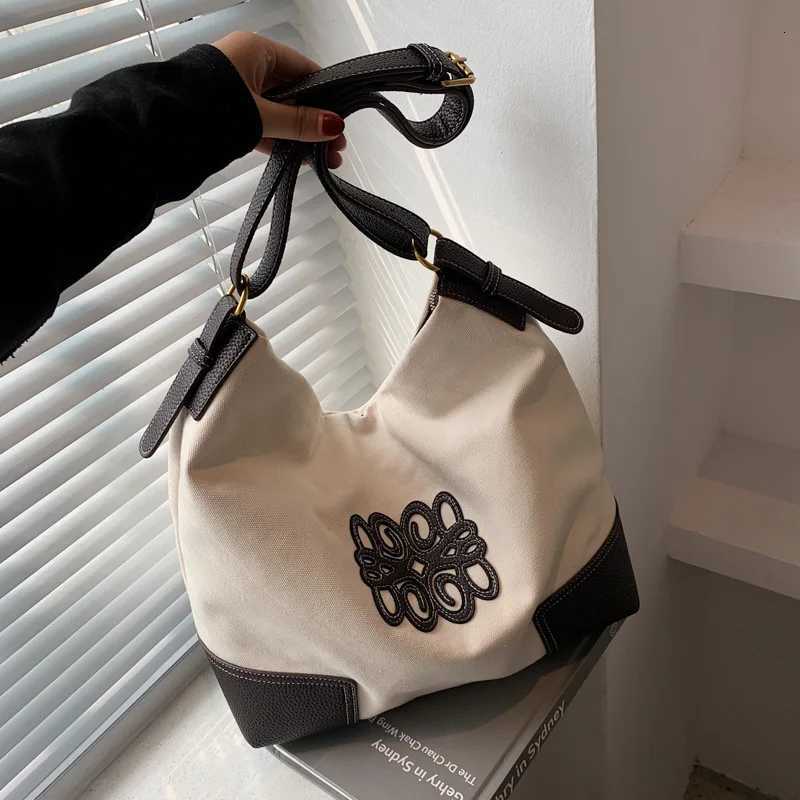 Leisure Tote Bag for Women Shoulder Bags Large Capacity Diagonal Canvas Purse and Handbags Shopping Bags Class Bags for Girl SacXJ251105