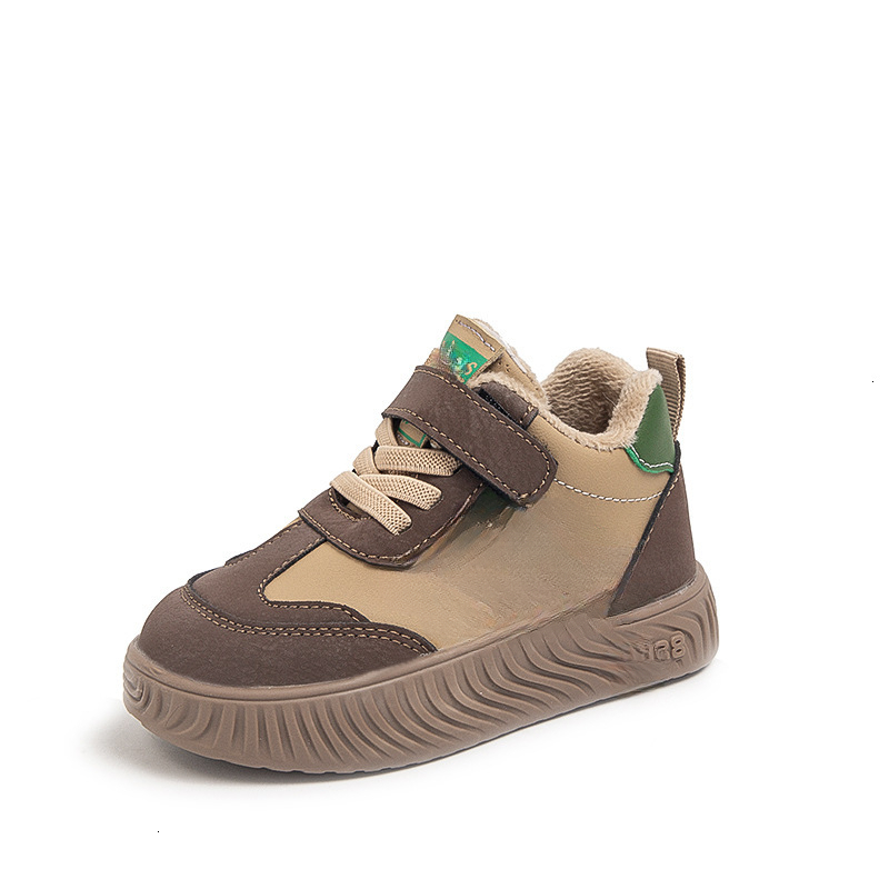 Autumn and winter luminous shoes, cotton shoes, wool lining, fashionable trendy shoes, children's shoes, soft soled sports shoes, casual children