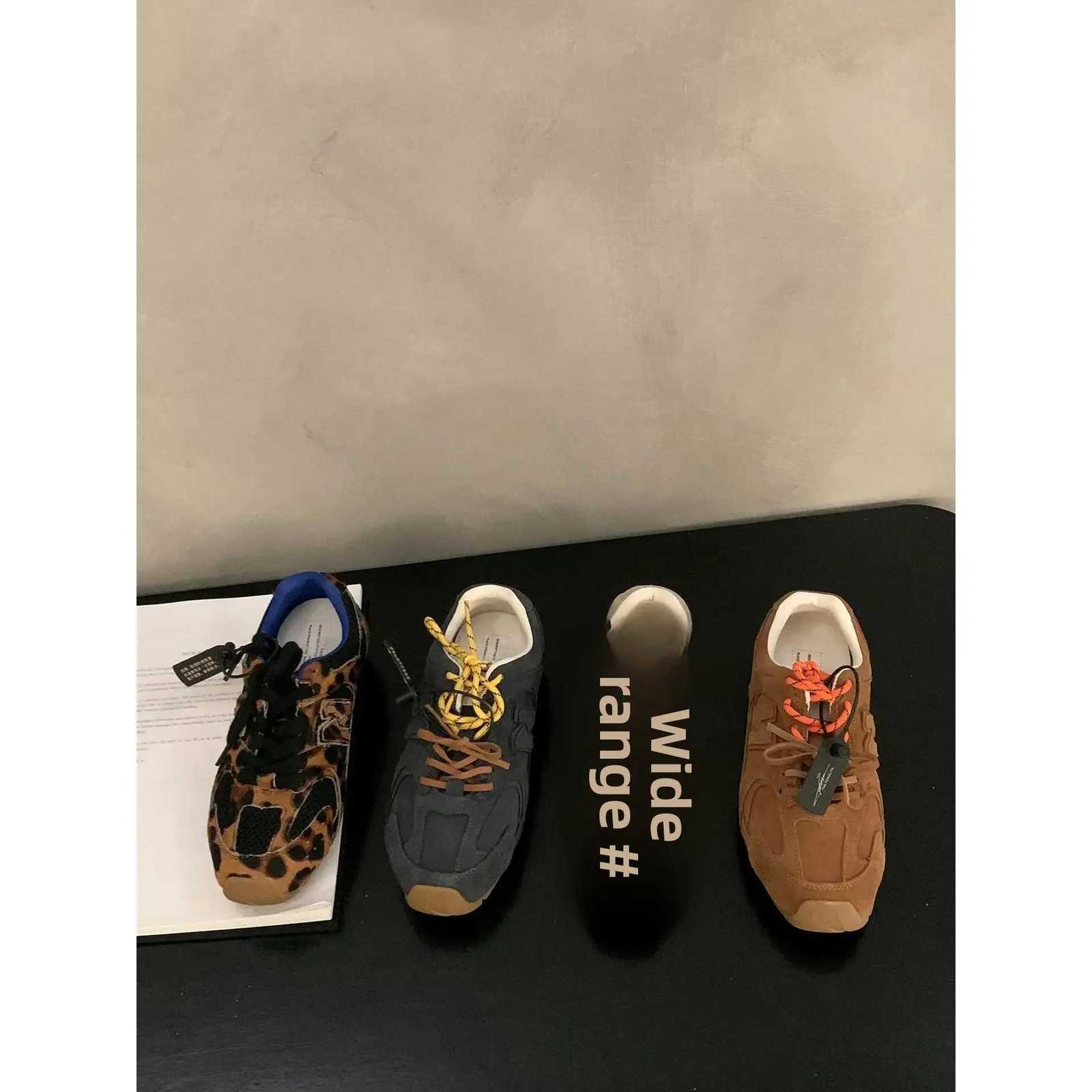 Leather Dequn Shoes Wens Spring Hot S Of The Season New Flat Bott Versatile Color Block Casual Sports Agan Dad Sho Y251105