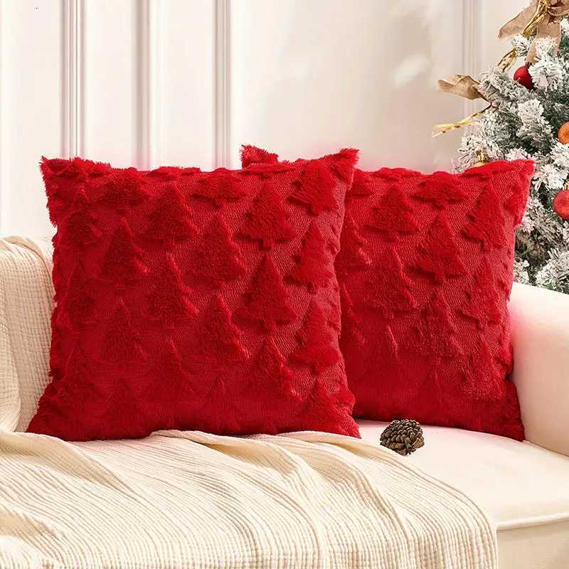Christmas Pillowcase Polyester Luxurious Decorative Throw Pillow Cover For Sofa Living Room Car Interior Pillow Cover Y251105