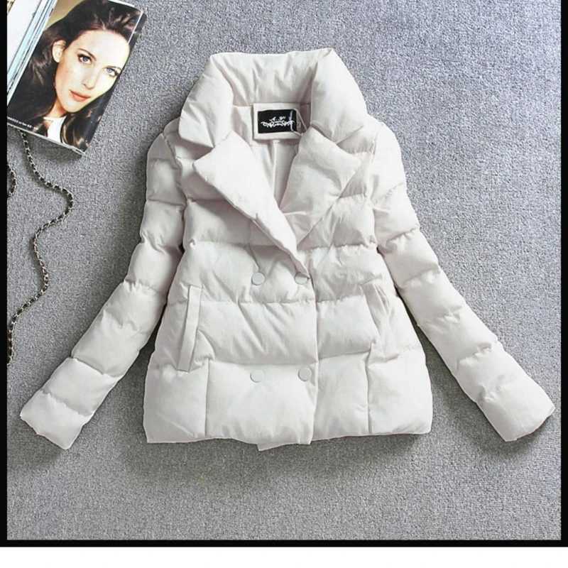 Winter Women Jacket Coat Cotton Clothing Short New Slim Ladies Warm Parka Black Sutdent Clothes Winter Jacket Women CoatT251105