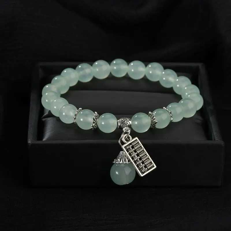 Natural Stone Agate Amethyst Abacus Beaded Men and Women Magnetic Health Protection Fashion Jewelry Gifts C251105