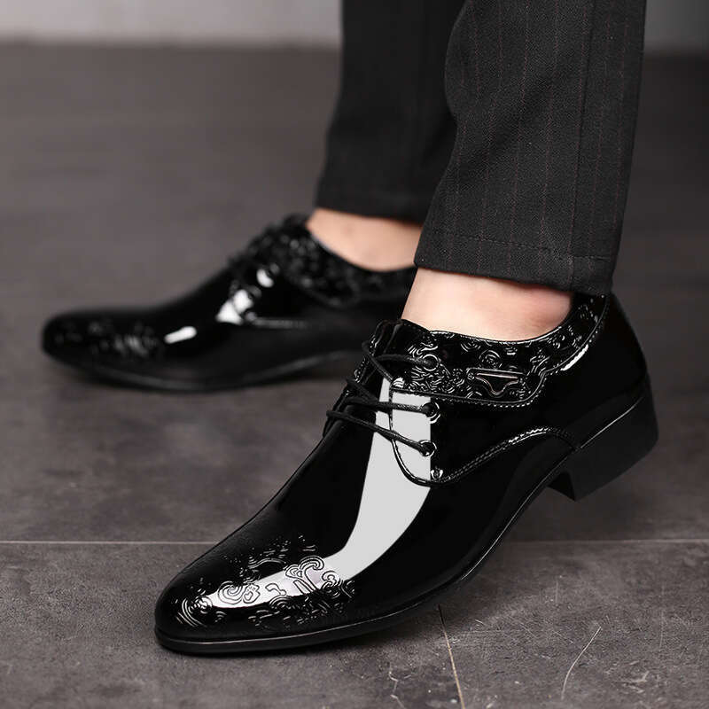 2023 autumn new British style business casual sizes 38-48 plus men's shoes, leather shoes for men
