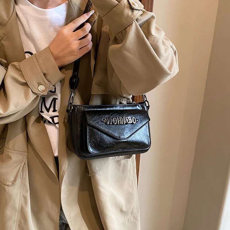 2024 New Fashion Messenger Casual Shoulder Niche Fashionable Women's Small Square Bag Bolsas Para Mujeres