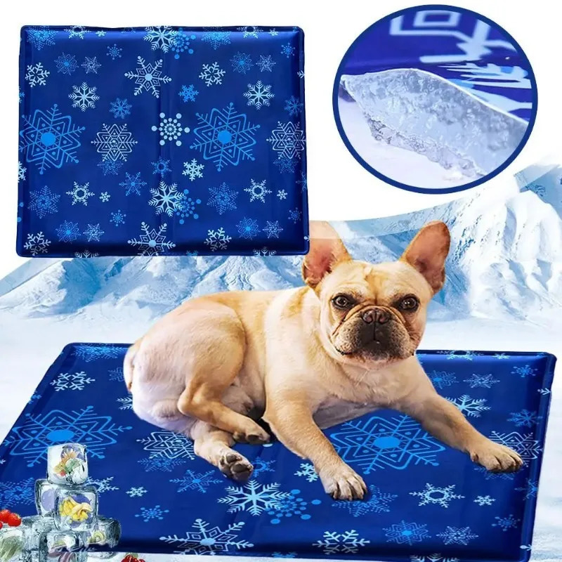 Pet Dog Cooling Mat Ice Pad Teddy Mattress Pet Cool Pet Ice Cool M Cooling Pad Keep S Mat Dog Cat Pet Summer L Gel Mat Bed M4N9 250402