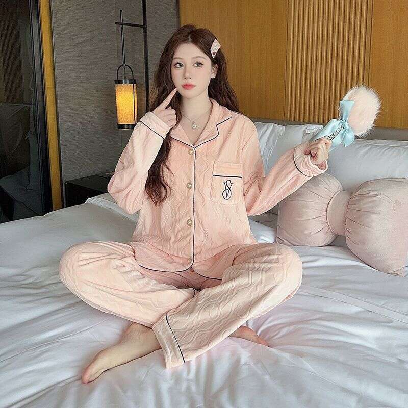 Pajamas Designer Luxcury Pyjamas Cross-Border Selected German Velvet with Chest Pad Strap Three-Piece Set Sexy Cute Lace Bowknot