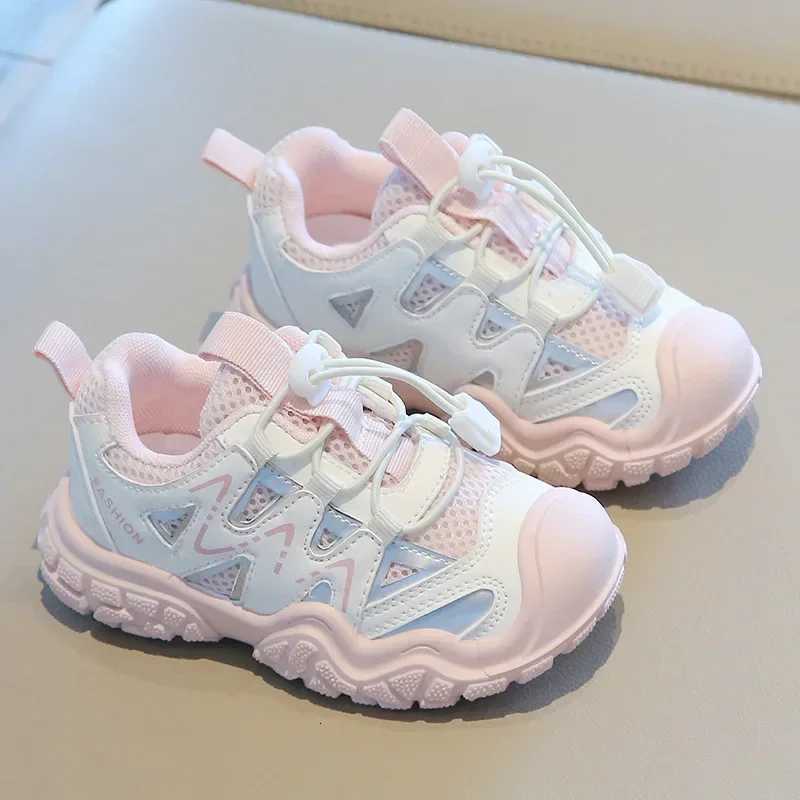 Kids Sneakers Boys Girls Outdoor Running Footwear Non-slip Rotary Buckle Children Casual Sports Shoe Hiking Mountaineering ShoesT251105