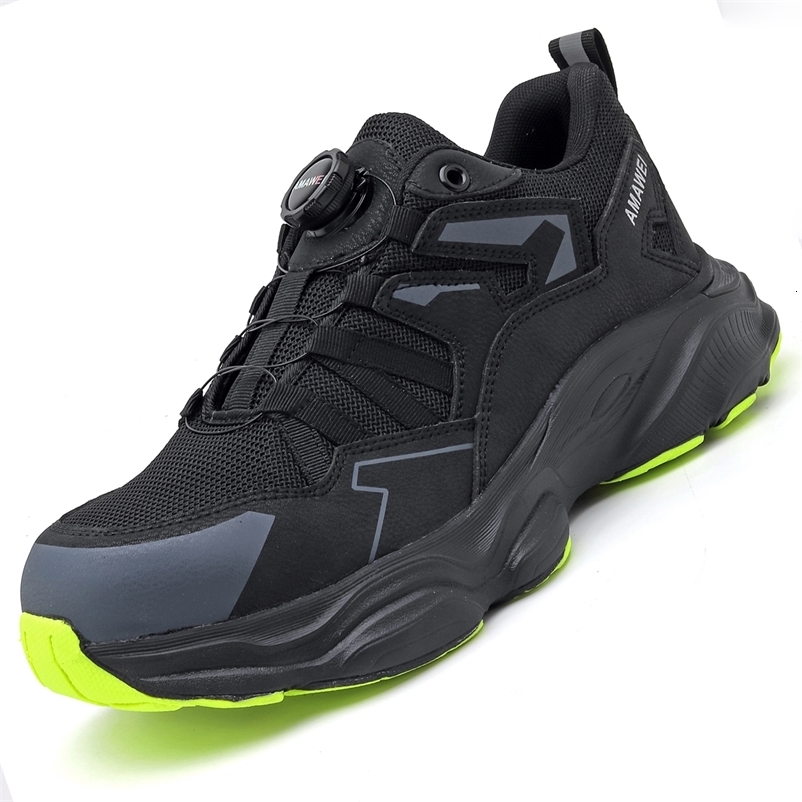 Antistatic Composite Steel Toe Midsole Safety Shoes Men Anti-Puncture Non Slip Industrial Working Protection Boots 251104