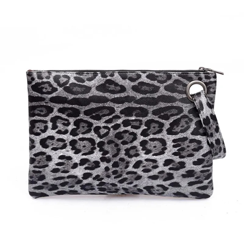 Leopard Womens Clutch Package Clutch Package Womens Evening Party Package High Quality PU Leather Shoulder Messenger Bag Handbag 250402