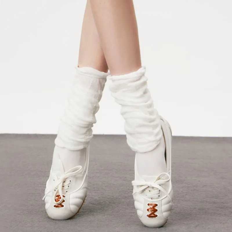 Stylish New Mary Jane Shoes Round Toe Light Mouth Color Block Front Lace-Up Slip Soft Sole Flat Single Shoes Y251105