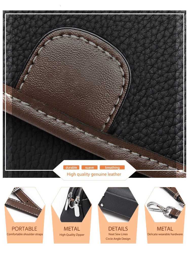 Zency Genuine Leather Womens Handbag Small Leather Bag Female Crossbody Fashion Lady Shoulder Handbags Linen Green Black Shell Z251104