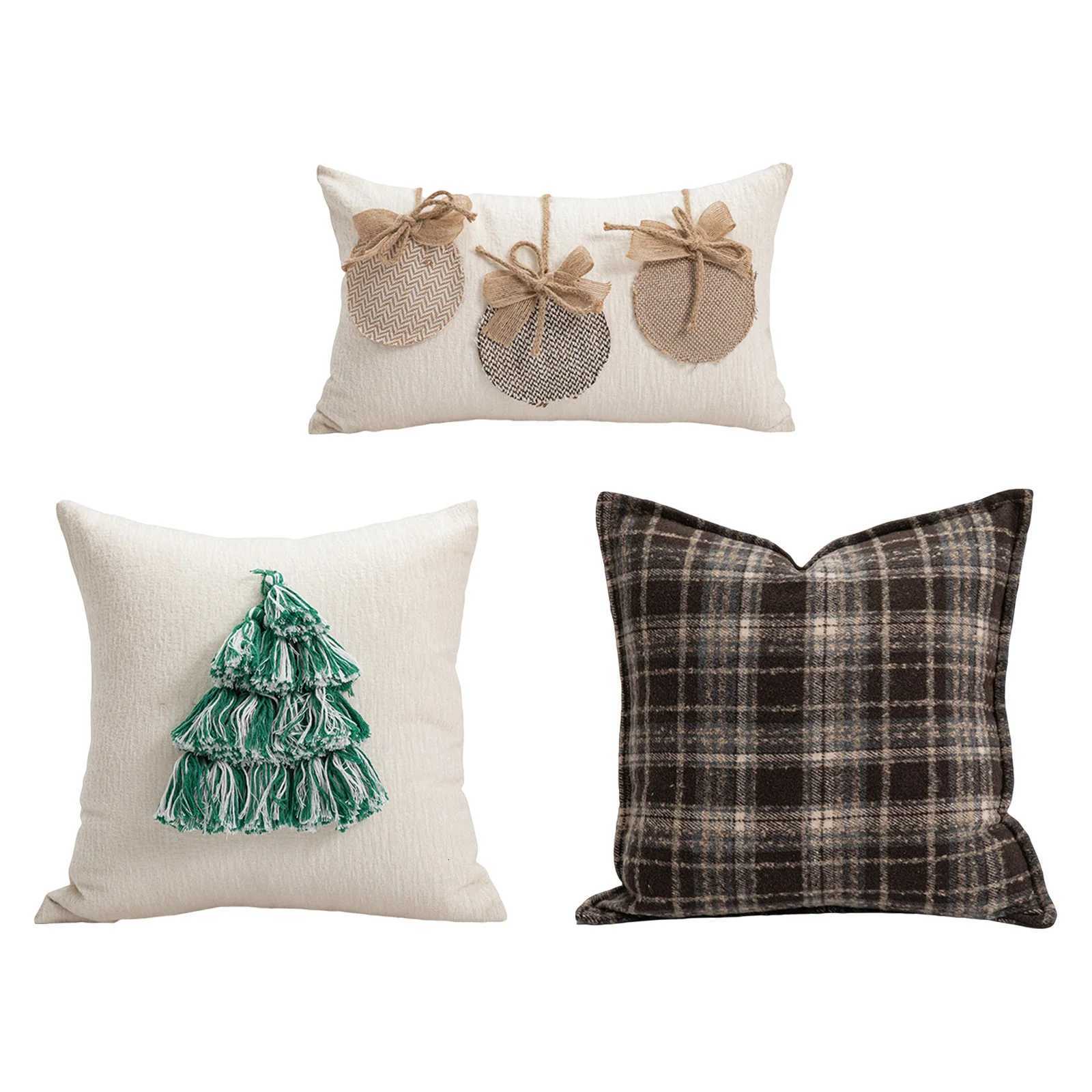 Home Textile Soft Christmas Decoration Home Throw Pillow Rectangular Decoration Throw Pillow Sofa CoverWithout Core Y251105