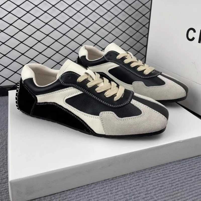 Genuine Leather Sneakers Training Lace-up Casual Sports Wens Shoes 2025 Autumn Winter Plus Veet Training Wen Shoe Y251105
