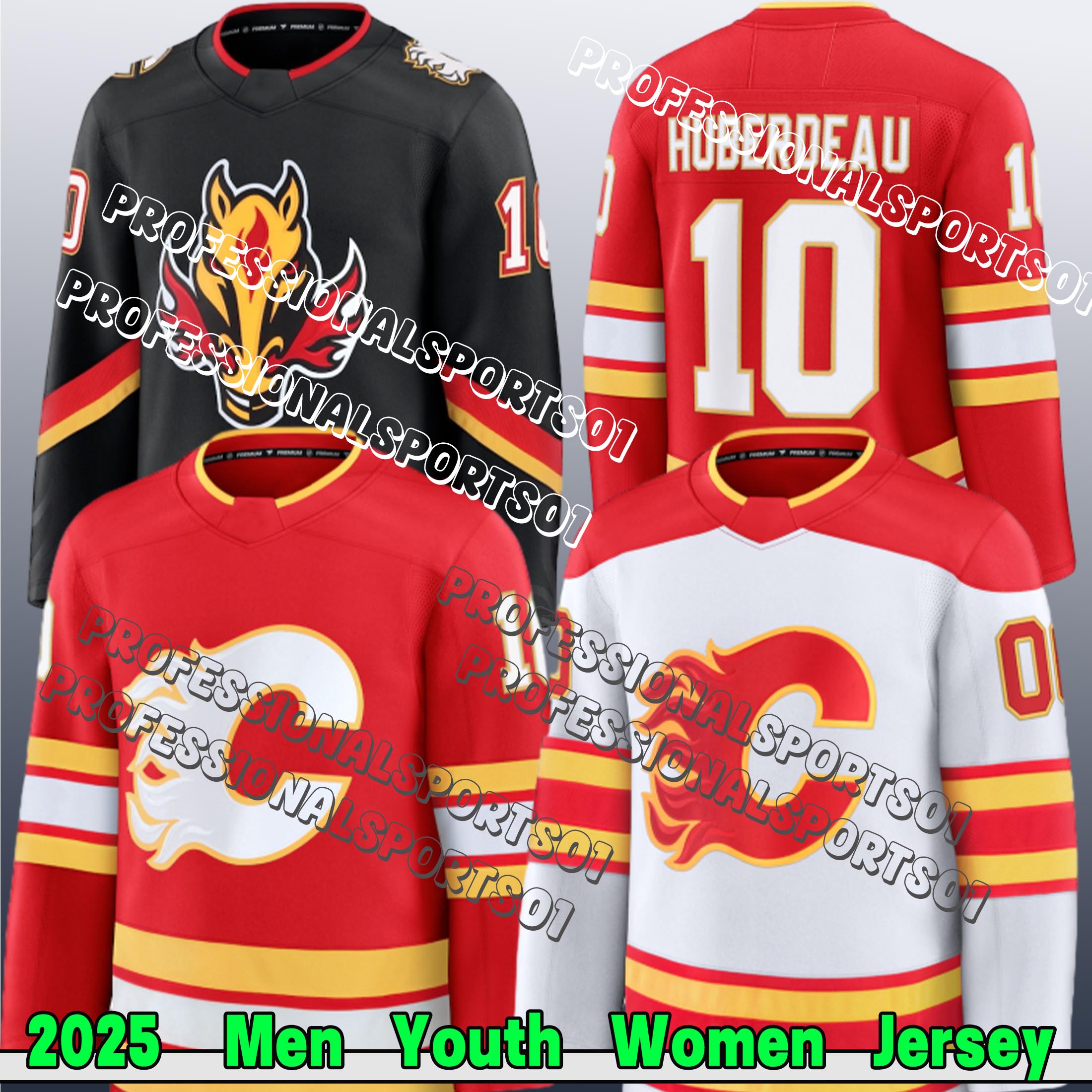 Calgary Hockey Jerseys Flamess Jersey Jonathan Huberdeau Rasmus Andersson Nazem Kadri Mikael Backlund MacKenzie Weegar Jersey 2025